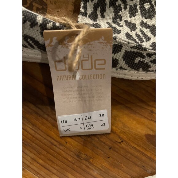 Hey Dude Women's Wendy Silk Moon Slip-On Shoes - Misty Woven Cheetah, Size 7 New - Picture 9 of 10